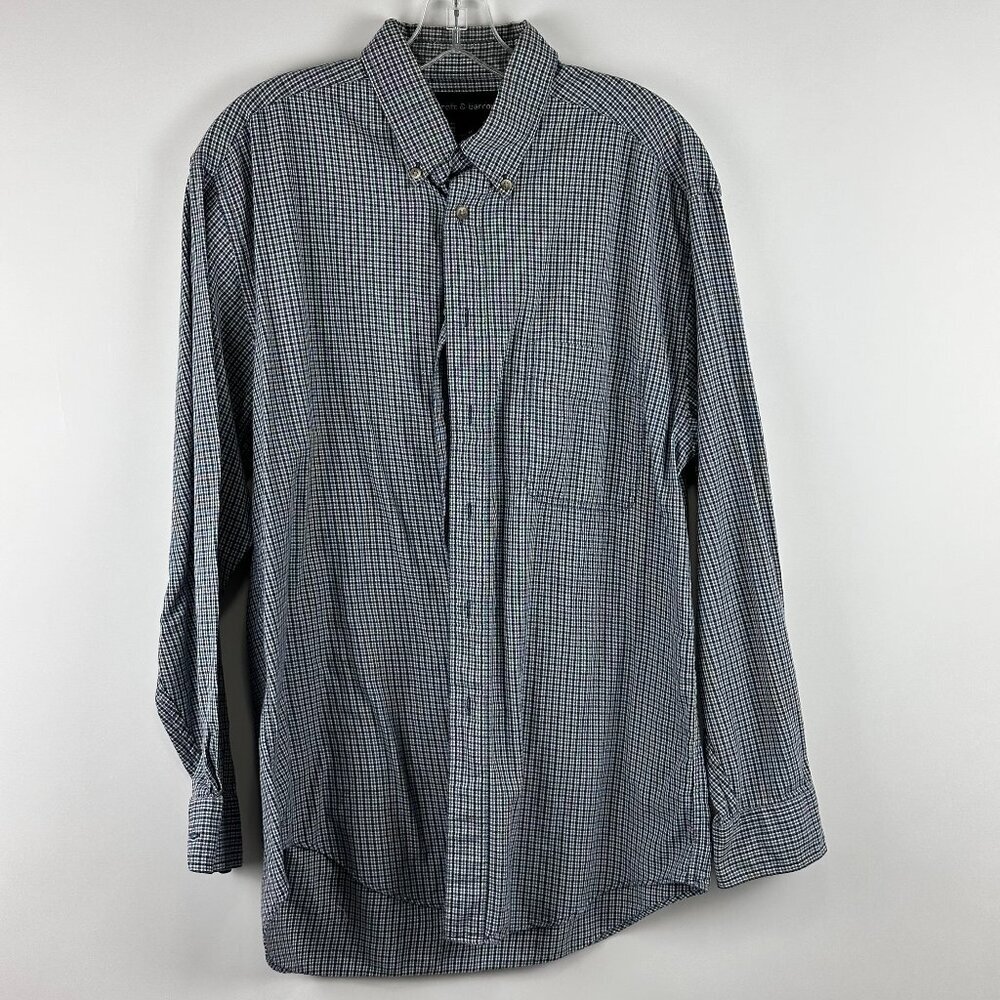 Croft & Barrow Men's Plaid Button Down Long Sleeve Casual Shirt